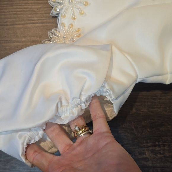 Beautiful vintage communion or flower girl dress, sz 8 - Picture 7 of 13